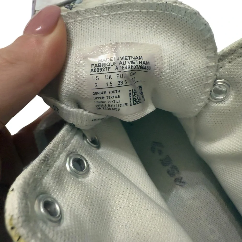Converse Chuck Taylor‎ All Star Unicorns High Top Casual Sneakers size 2Y